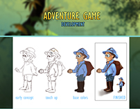 Freelance adventure game