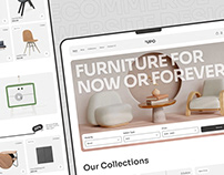 Furniture ecommerce website design