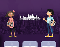 ChessNYC Mobile app UI