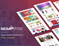 MegaStore Super Market Ecommerce HTML Template