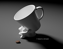 Depresso: the lonely coffee cup