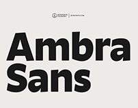 Ambra Sans - A dynamic humanist typeface family