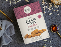Charlie's Mini Bikkie Bites Packaging Illustrations