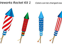 Fireworks rockets