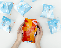 Abstract winter packaging