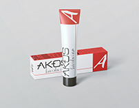 Akos Hair Dye - Logo & Box Design