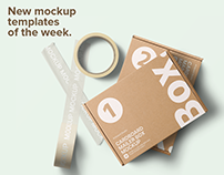 New mockup templates of the week