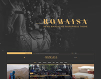 Romisa News & Magazine PSD Template