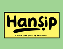 Hansip free font for commercial use