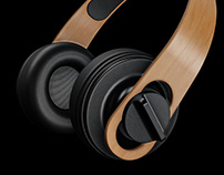 Wooden headphones
