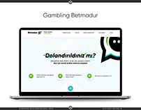 Gambling Betmadur Landing Page