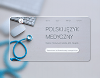 Landing for medical Polish language courses