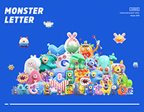 深野设计 | 26 monster letters