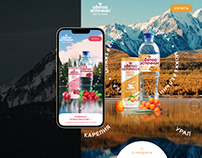 «Place of power» - Landing page for Saint springs
