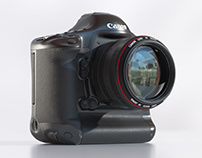 Free Canon EOS-1DX 3D model