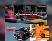 Mitsubishi motors website redesign