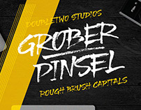 XXII Grober Pinsel - Brush Script - Font