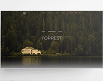 Resort (Forrest) landing page concept