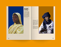 Hausa People (Conceptual book design)