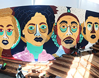 Afrofuturist Mural - Berkeley Art Museum
