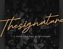 Thesignature Signature Font