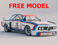 FREE Model BMW CSL 3.5