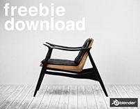 Atra Chair - Free Model - Blender3D