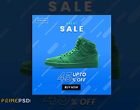 Shoe Sale Social Media Get Free PSD