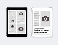 Ipad&Tablet 100 Pages Magazine Template