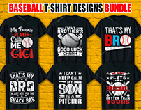 Baseball T-Shirt Design Bundle