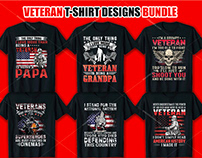 New Veteran T Shirt Designs Bundle.