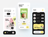 Snacks Online ordering App UI Design