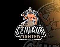 Centaur Fighter Esport Logo Template