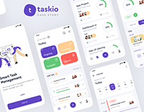 Taskio - Project management app ui ux design