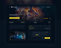 Cinecolombia | Landing Page Avengers (Concept)