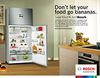 Bosch Top Freezer Refrigerator Print Ad