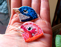 bird pins