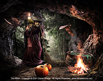 The Witch Halloween Art Collection 2021