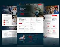Healthcare Service Website Design UI UX Design