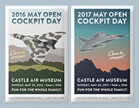Open Cockpit Day Poster Art, Castle Air Museum