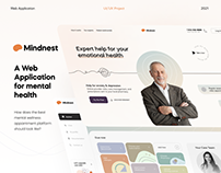 Mindnest - UI/UX Mental Health Platform