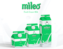Mileo Milk Packaging Design
