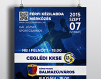 Handball poster for local club