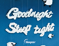 Sleepzz | Ad 3D Typography