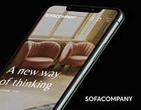 Sofacompany- Website redesign