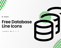 Database Line Icons