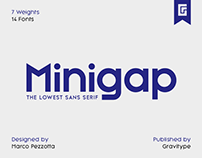 Minigap - Sans Serif Font Family