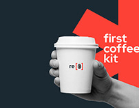 Recup. Branding for coffee vending machine