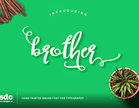 Brother Script[Free Font]