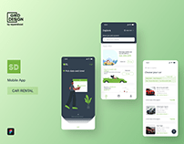 SelfDrive - Car Rental App - UI/UX Case Study